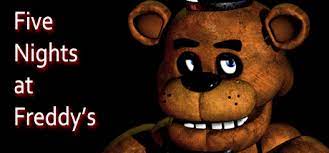 A picture of the bear Freddy with the logo that reads Five Nights at Freddy's